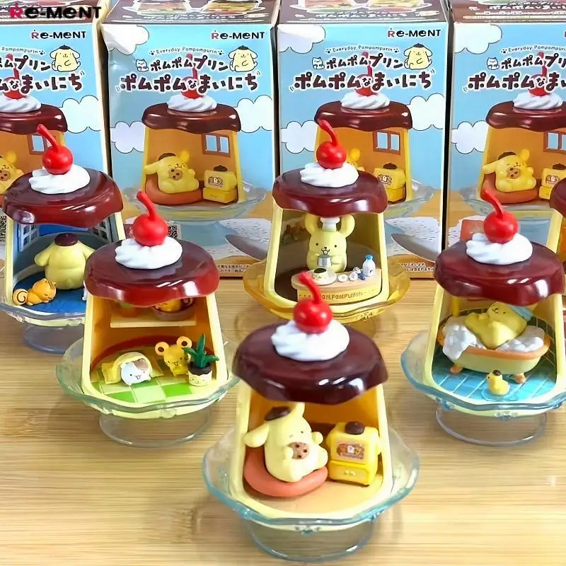 

Оригинальный товар в наличии: Коллекционная миниатюрная фигурка Re-Ment Pompompurin's Pudding House (серия Daily Life) — настольное украшение, игрушка, подарок для девочки на день рождения.