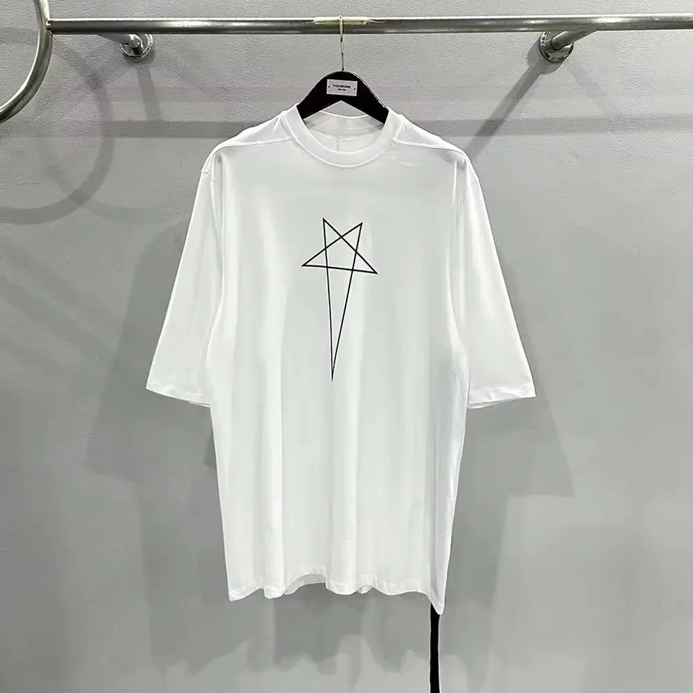The Newly Printed Long Version of The Loose-fitting Clothing T-shirt Vintage Y2k T-shirt Casual Fashion Streetwear Unisex