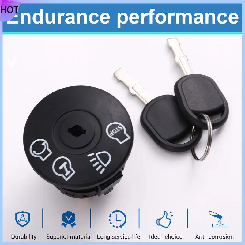 B45C Stacyjka zapłonowa z kluczykiem do kosiarki John Deere, cylinder zamka 532163968 532175566 925-17 Traktor