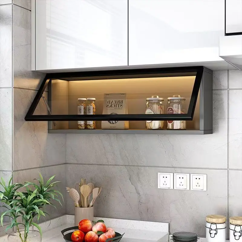 Storage cabinet seasoning hanging cabinet wall-mounted hanging wall cabinet