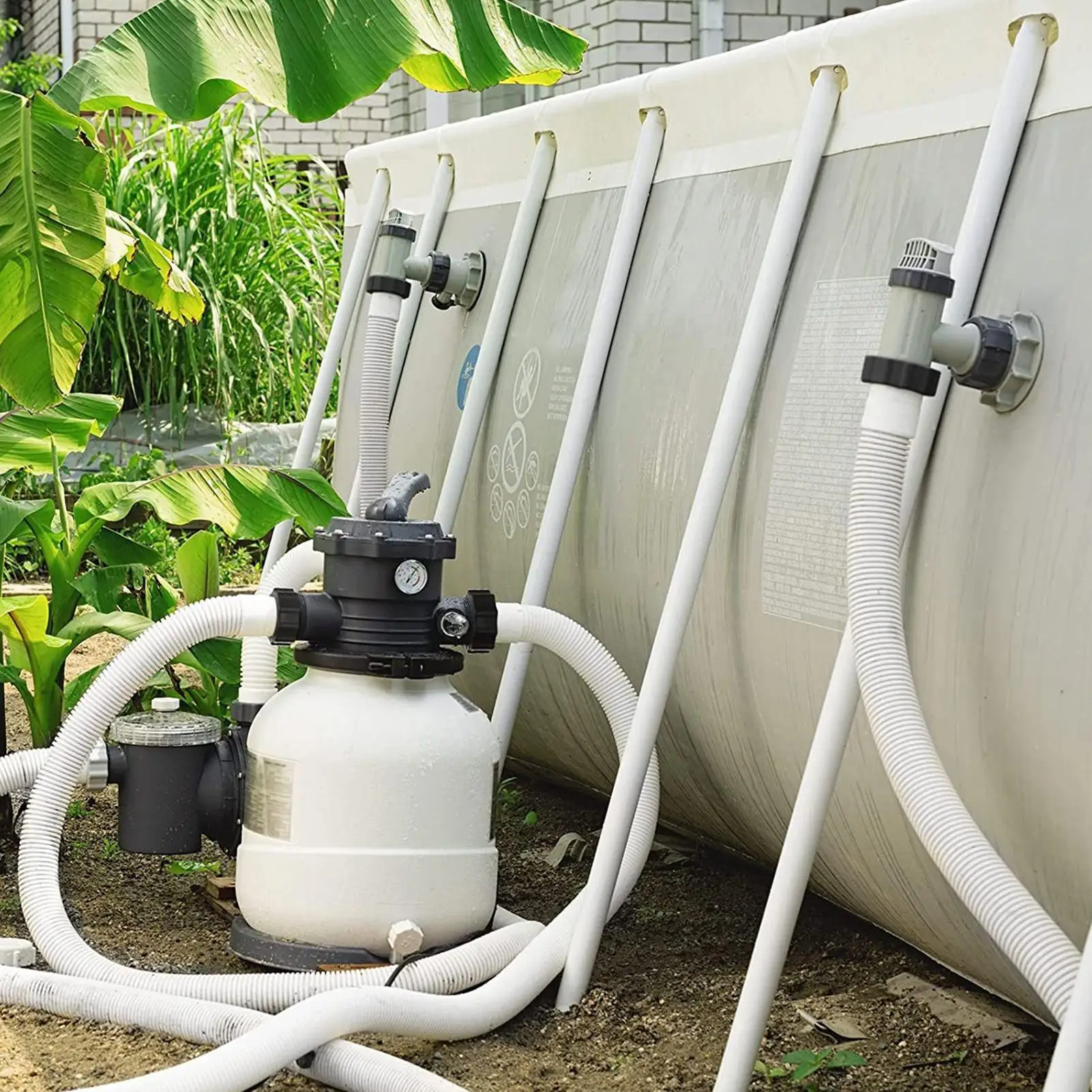 Poolpumpenschlauch, robust, flexibel, Schnellanschluss-Teileschlauch, Poolpumpe für die Wartung und Reinigung von Schwimmbädern und Whirlpools