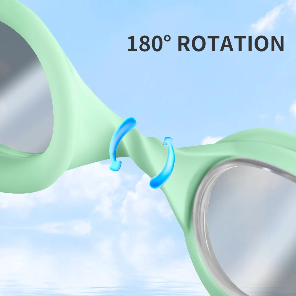 Schwimm brille profession elle Anti-Fog-Tauch brille HD wasserdichte verstellbare Silikon-Schwimm brille Unterwasser-Tauch brille