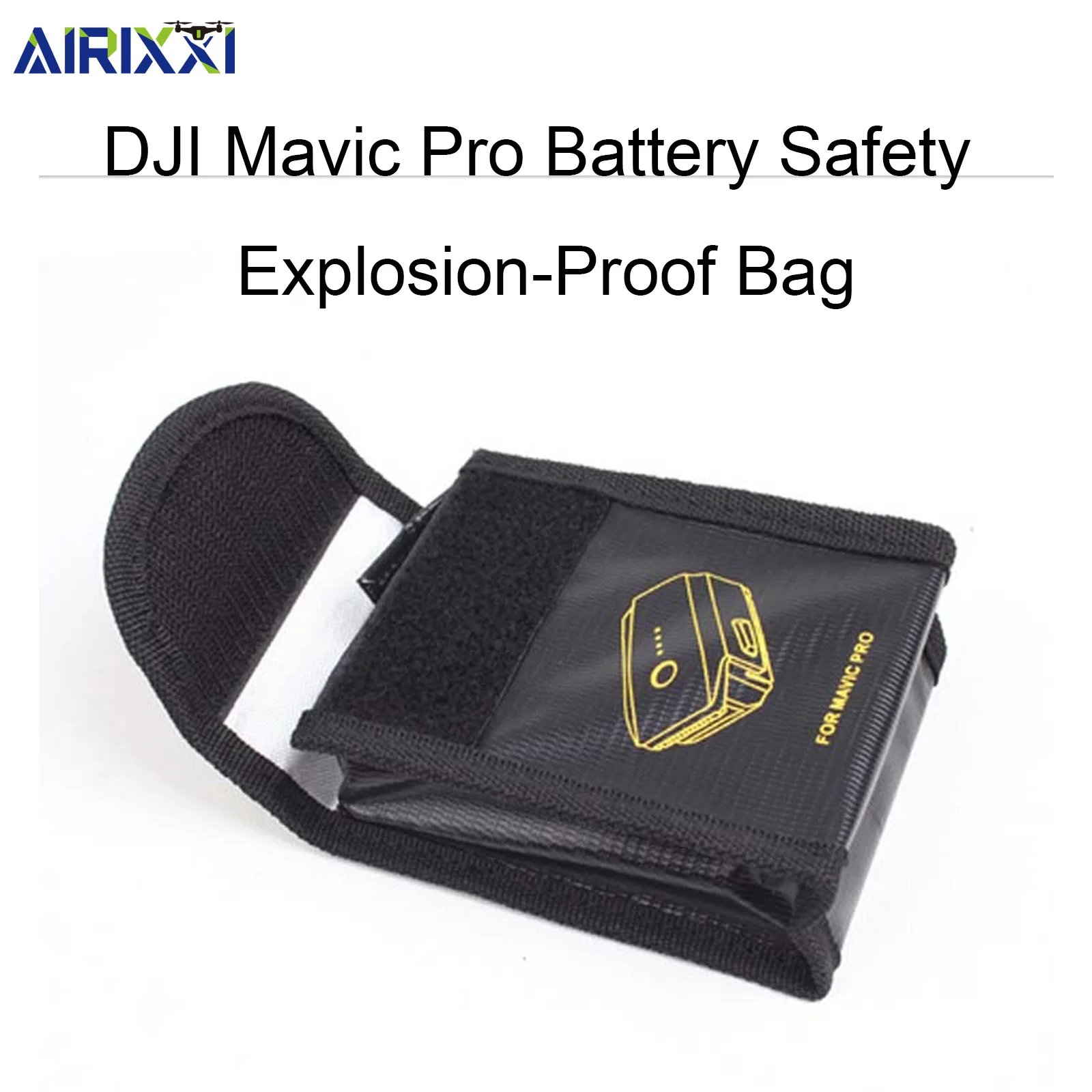 Battery Safe Bag For DJI Mavic Pro Fireproof Explosion-Proof Storage Pouch For Drone Battery Charging & Storage 11.5×9.5×4.6cm