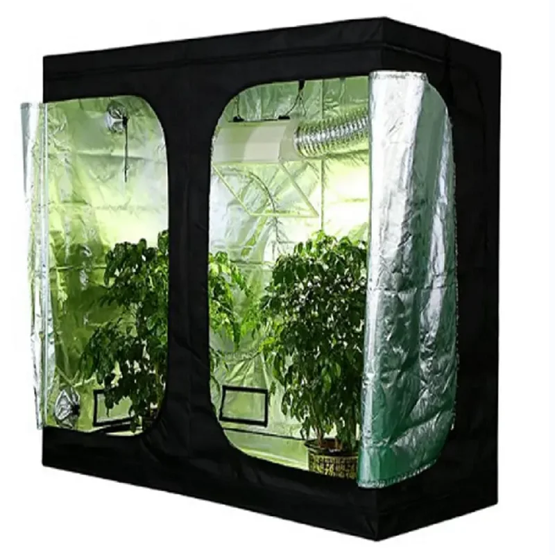 Growbox roślin namiot kryty hydroponika pomieszczenie do uprawy cieplarnianych 240*120*200cm duży rosną namiot 600D odblaskowe Mylar rosną namioty