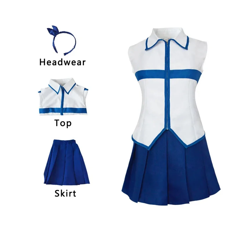 

Люси Хартфилия Косплей Костюм Аниме Fairy Tail Ролевая Униформа Пали Хэллоуин Карнавальная Вечеринка Одевание Для Женщин mj:3