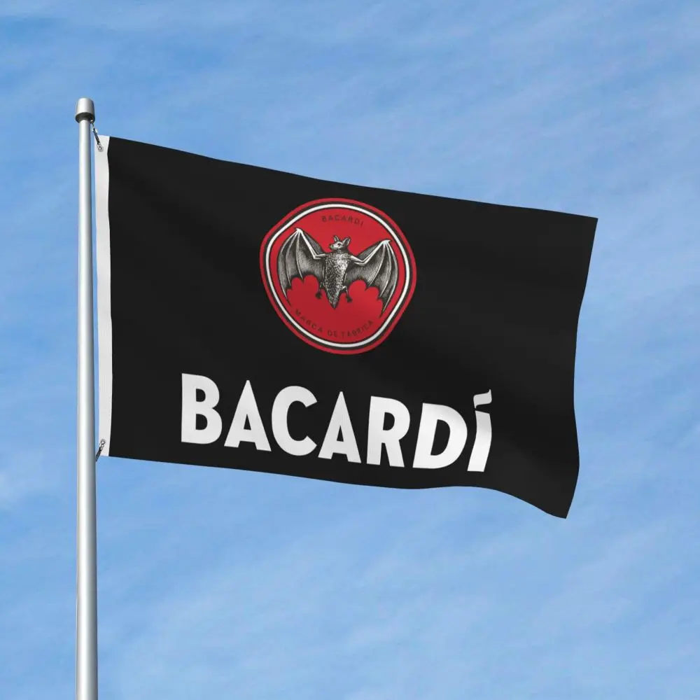 جديد Bacardi جهين راية نسيم العلم حديقة العلم الزخرفية العلم حزب راية 3x5FT (90x150 سنتيمتر) #2