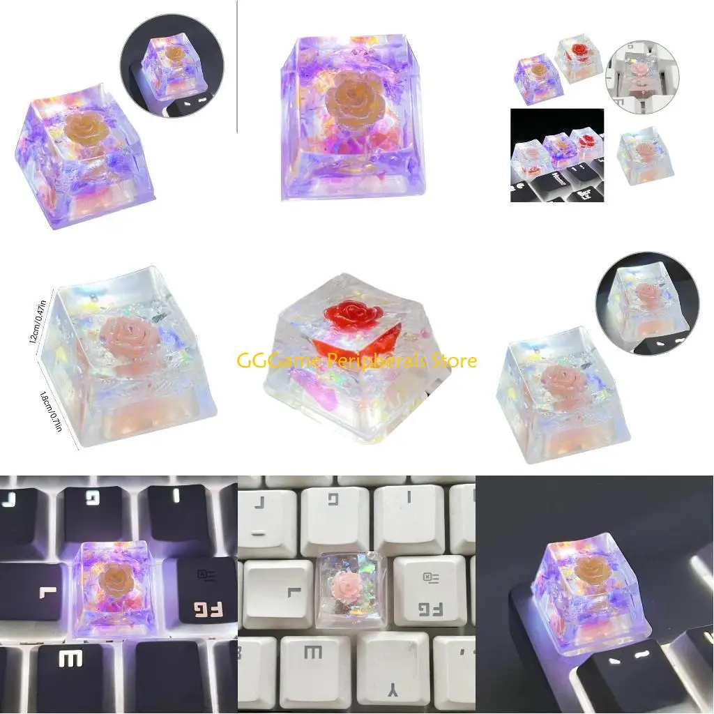 

U55B Customized Resin Keycap OEM Profile Personality Translucently Keycap Replacement