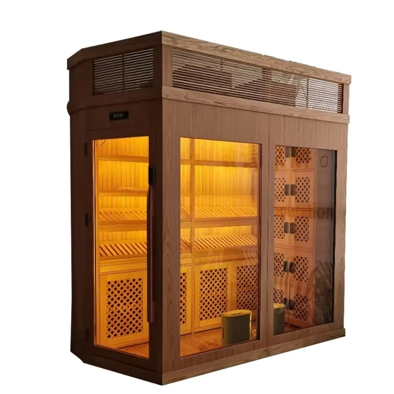 Customiazble H2400*W1400*D900mm Electric Power Walk-in Cigar Room Display Cabinet Temperature Humidity Control for Cohiba Cigars