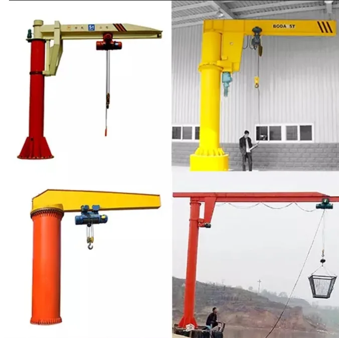 Articulated Jib Crane 2 Ton Wall Row Cantilever Winch Crane