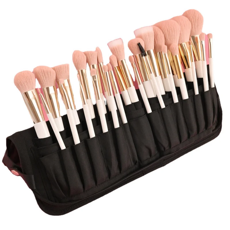 사진 스튜디오 메이크업 아티스트 Academy27메이크업 브러쉬 세트 프리미엄 섬유 강모 부드러운 강모 고급 나무 손잡이 브러쉬