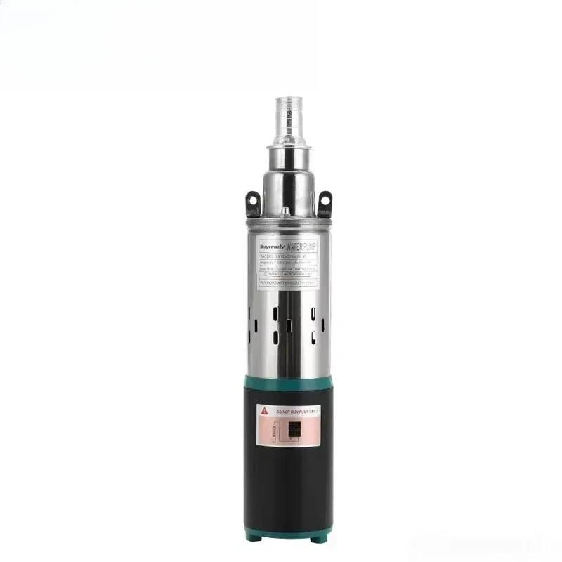 30M-45m 20L/min 9m line solar pump deep well submersible pump screw irrigation garden agriculture