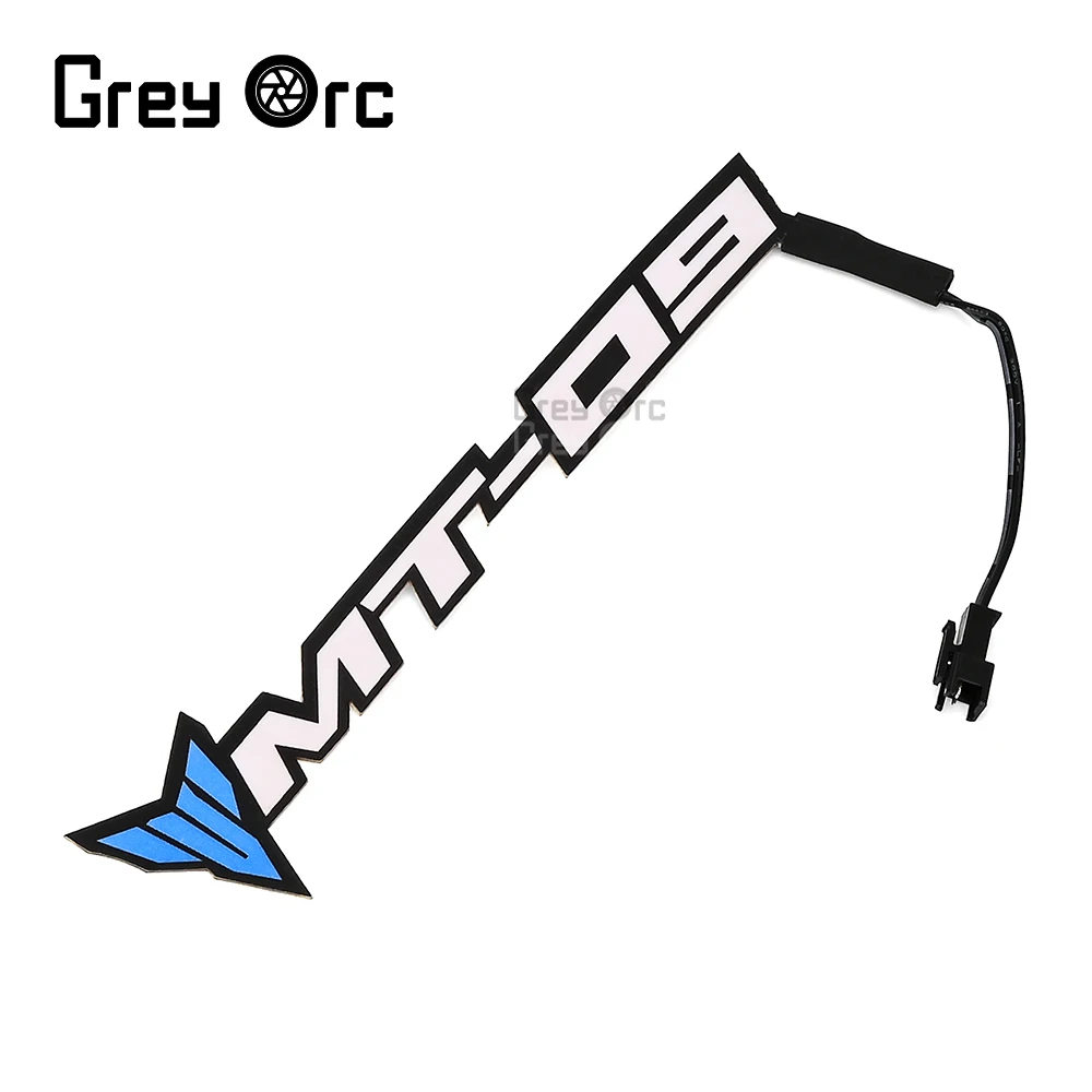 LED ليلة ركوب الضوء البارد لياماها MT-09 MT09 MT 09 MT9 إشارة طقم عصري وامض شريط مضيئة ملصق #3