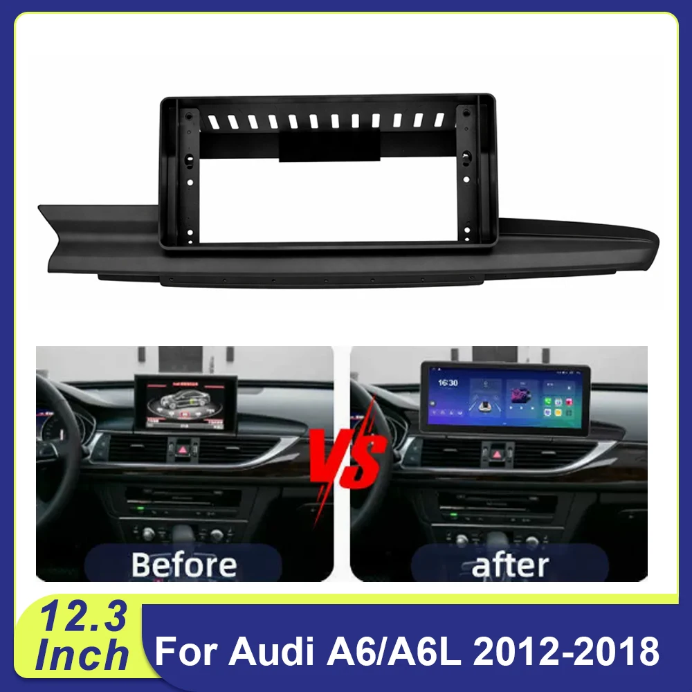 

12.3" For Audi A6/A6L 2012-2018 Android Dash Kit - CANBUS Decoder & Radio Bezel Panel