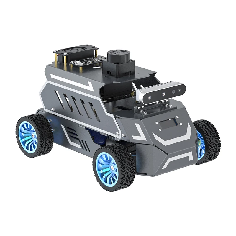 A1 ROS2 مدمج مع محرك معدني عزم دوران عالي 520 يدعم رسم الخرائط المبعودة للملاحة لـ Raspberry Pi 5 8GB #1