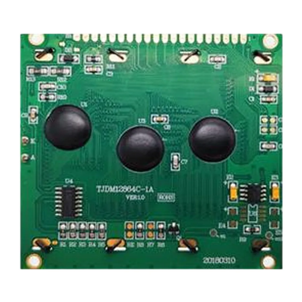 12864A Graphic LCD Screen 128x64 Dot For Matrix For Stn Yellow Green Blue Gray Display Module For Industrial Control Instrument