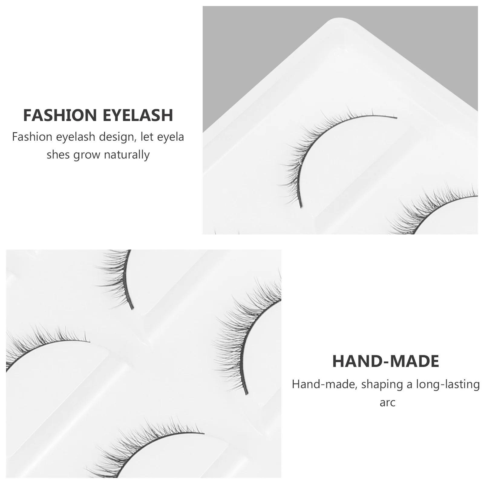 

Fake Eyelashes Natural Dense Decorative Eye Makeup Supply For Women Fashion Artificial Eyelashes Waterproof Long Lasting