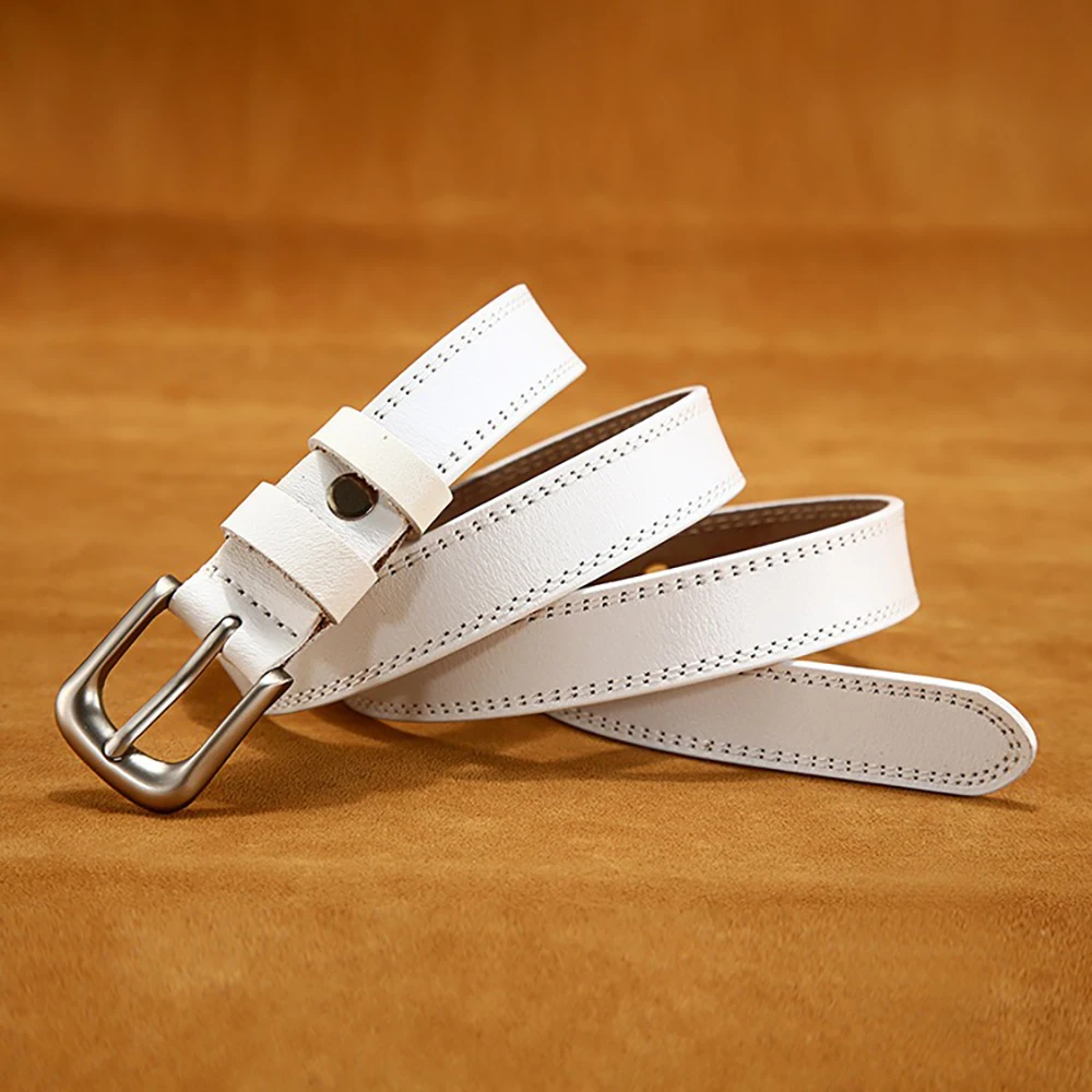 حزام نسائي حزام جلد ناعم مربع مشبك دبوس مشبك جينز حزام أسود أنيق فاخر ماركة يتوهم خمر حزام الإناث