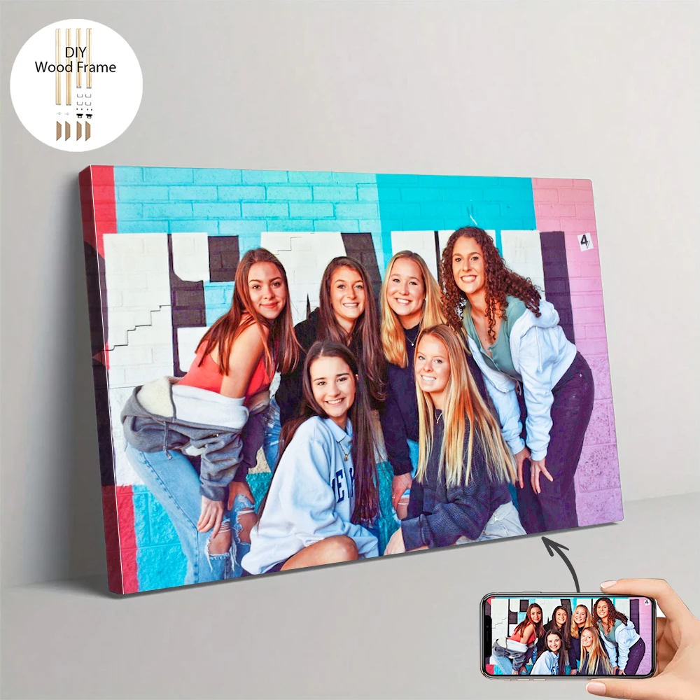 1 pc Custom Photo with DIY frame or frameless poster,Easter 