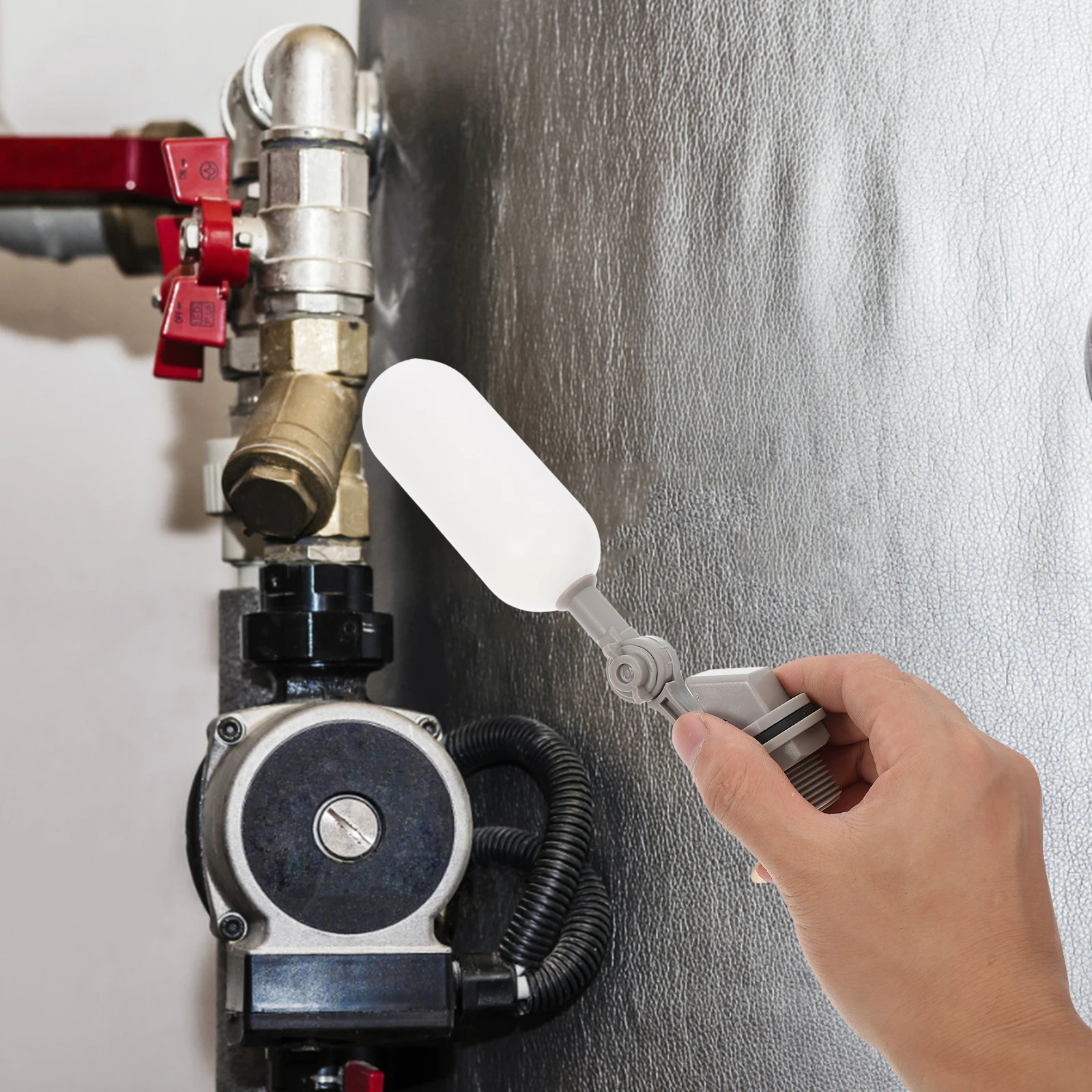 2PCS Float Valve Adjustable Flow Automatic Water Level Control Valves Aquarium Pond Chicken Ball Stable Controller Plastic Tanks