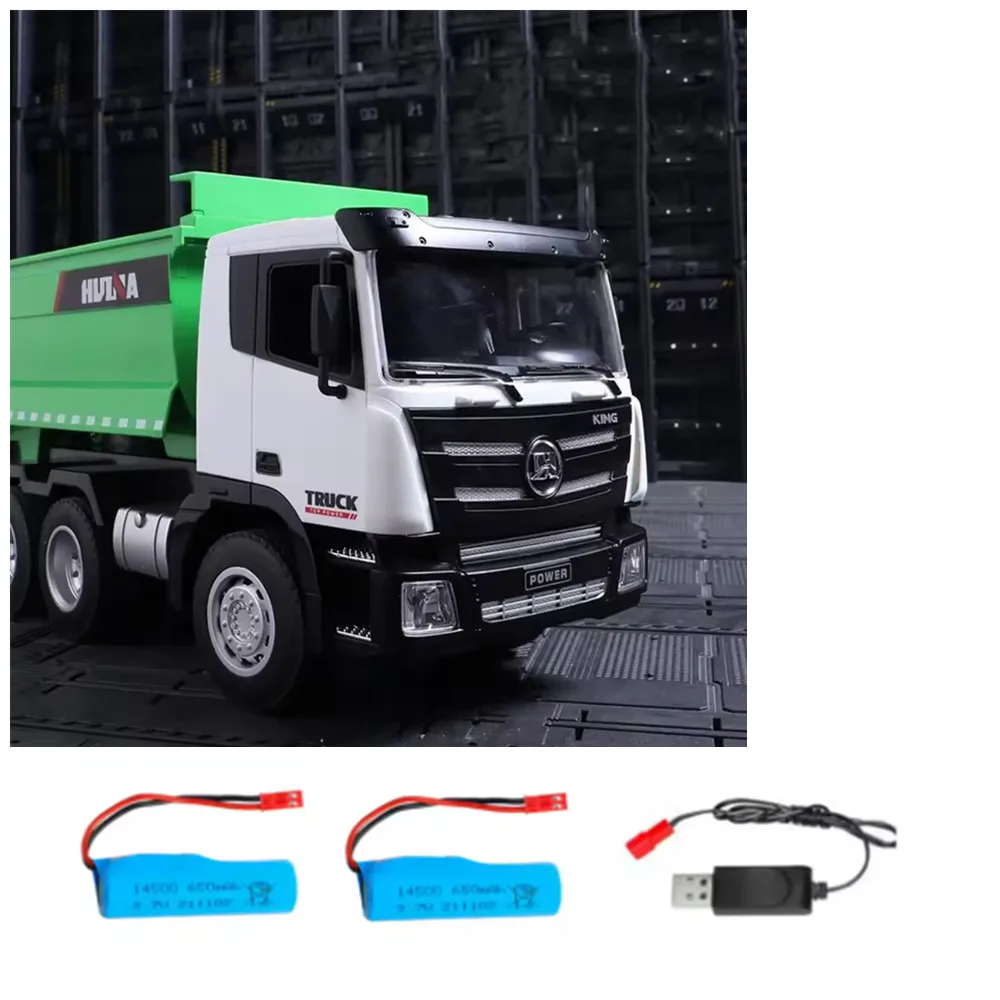 2/4 pcs HUINA 332 RC Truck Battery 3.7v 650mAh / Charging Cable / For : 332 Parts ﻿ HUINA 332 Battery