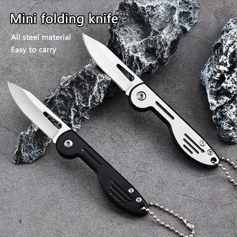 

Stainless Steel Folding Blade Mini Lockless Military Tactical Knife Multi-function Hunting and Fishing Survival Hand Tools