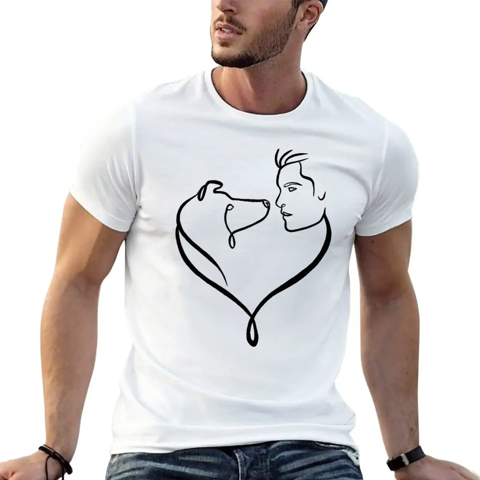 Sheltie Love Male T-Shirt for a boy summer clothes T-shirt men