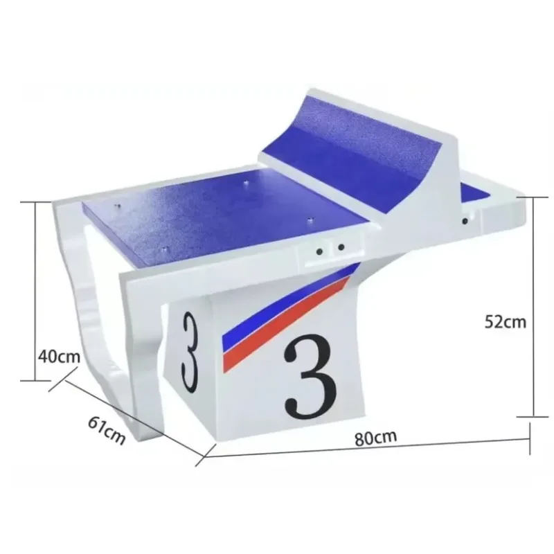 Adjustable Angle Pool Starter, Anti-skid Trough, Competition Standard Swimming Equipment