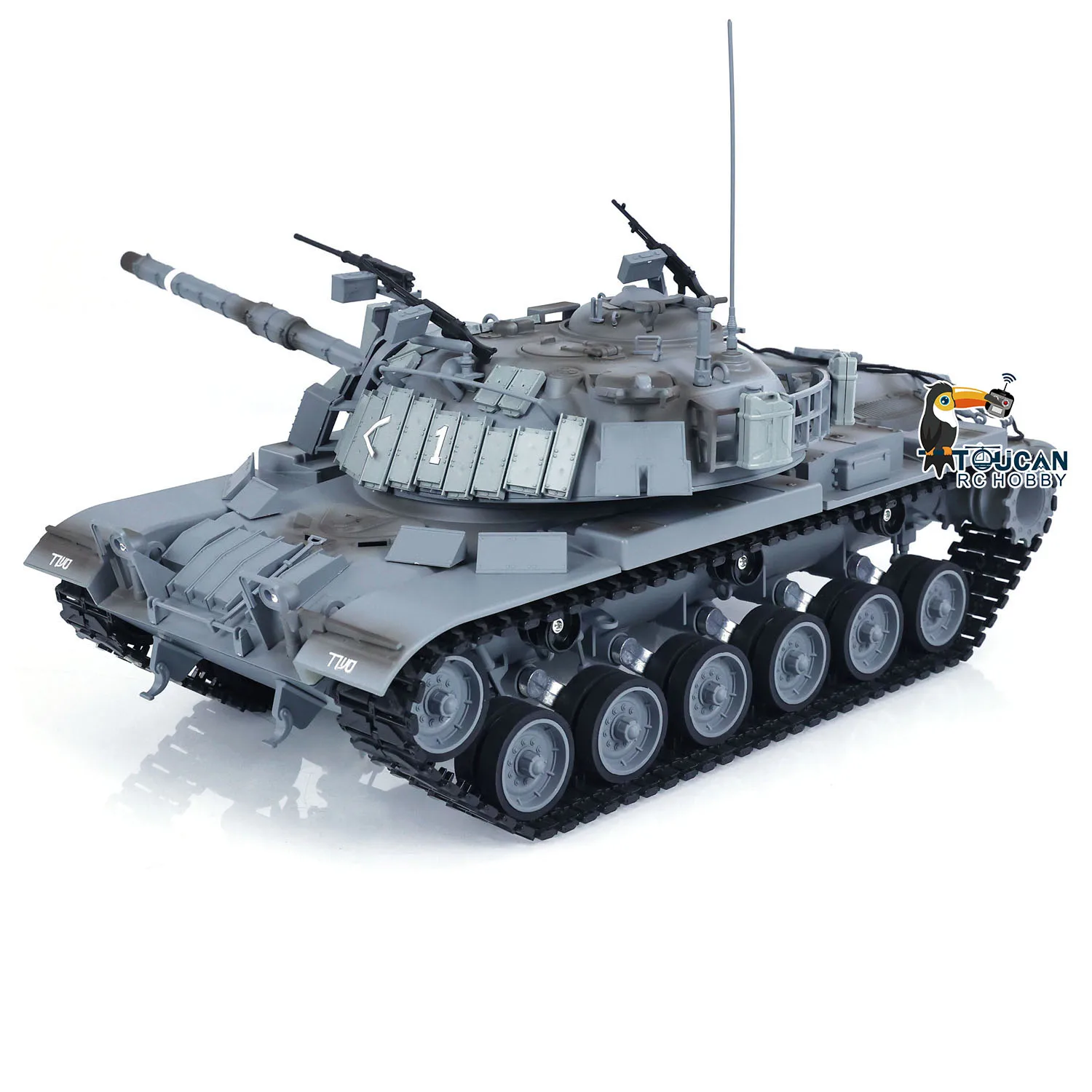 Tongde 1/16 RC Carro Armato di Controllo Remoto Battaglia A Infrarossi BB Serbatoi M60W ERA RC Carro Armato RTR Modello Unità di Fumo Suono Luminoso RC Giocattolo TH23295