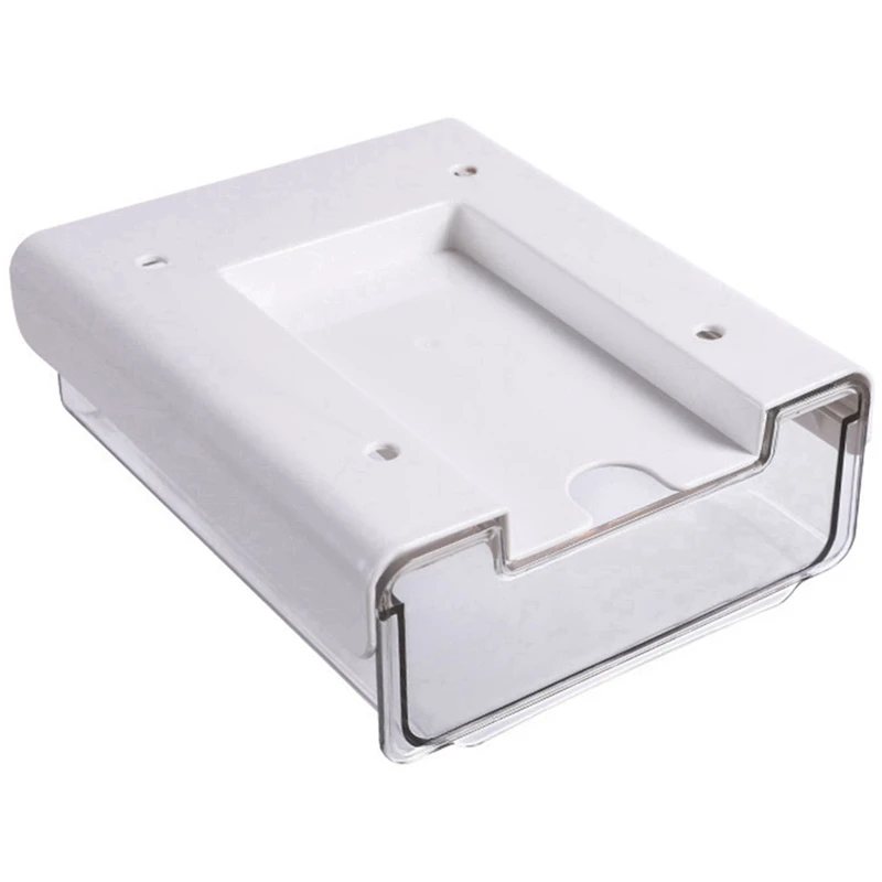 

1PCS Under Desk Drawer Slide Out Under Desk Storage Office Drawer Tray Under Desk Tray Clear Plastic