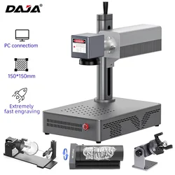 Macchina per marcatura Laser a raggi ultravioletti DAJA per tutti i materiali vetro Silicone metallo legno plastica pelle incisore Laser CNC industriale