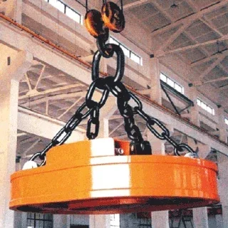 رافع مغناطيسي دائري للتحكم عن بعد، مغناطيس كهربائي بحالة جديدة للحديد لصناعات البناء