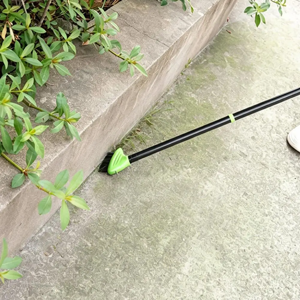 Long Handle Scrub Brush Detachable Gap Scrubbing Tool 3-in-1 Deck Brush with Long Handle Floor Scrub Brush for Patio for Stone