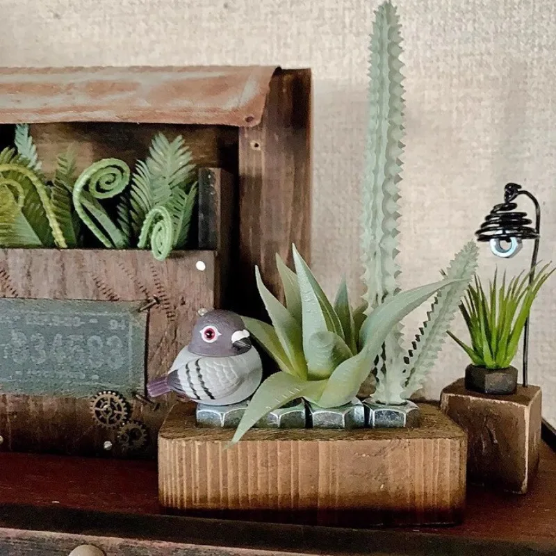 KITAN CLUB Originele Gashapon Capsule Speelgoed Figuur Kawaii Leuke Mollige Pinguïn Vogel Duif Miniatuur Dierenbeeldje Anime Decor