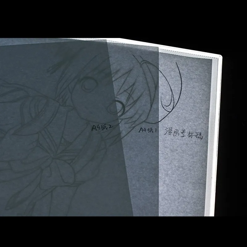 Transparent LED Light Pad for Drawing And Writing Ideal Copy Table for Artists And Students Anime Art Replication Tracing Tool