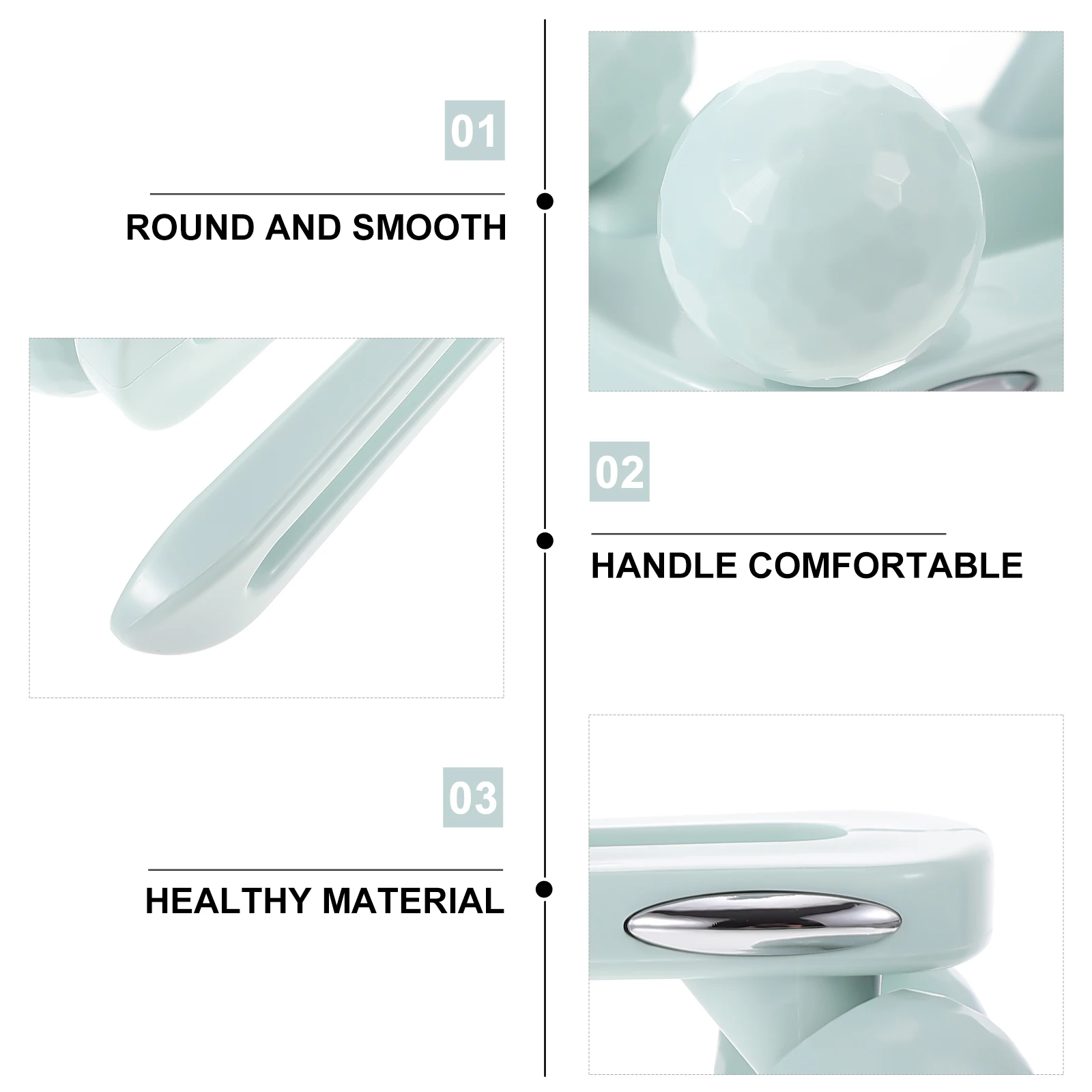 

Portable Shoulder Massager Durable Healthy Material Ergonomic held Body Roller For Relaxation Tool Back
