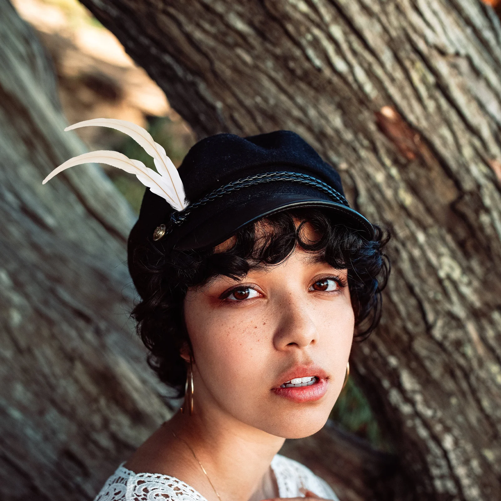 

50Pcs Natural Rooster Tail 33-40cm Light Luster Waterproof for DIY Craft Hat Decoration Clothing Bag Shoes Wall