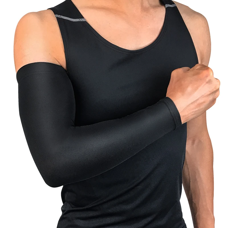 1PC Arm Compression Sleeve for Running Basketball Sports Arm Sleeve UV Protection Reduce Muscle Pain Promote Blood Circulation