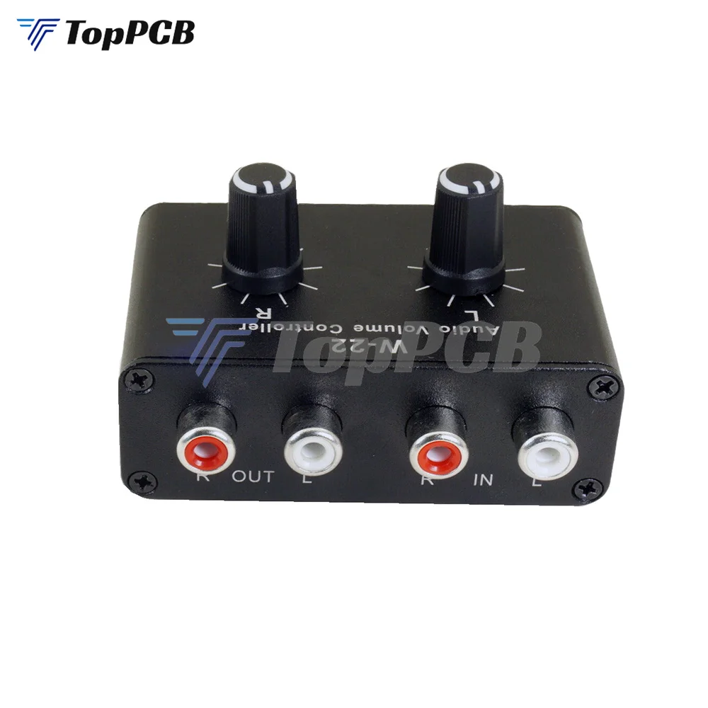 W-22 Stereo Audio Sound Volume Control Attenuator Left and Right