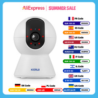 KERUI 5MP 4K Tuya Smart Mini WiFi IP Camera Indoor Wireless Home Security AI Human Detect CCTV Surveillance Camera Auto Tracking