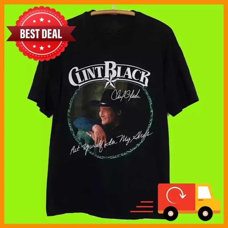 Clint Black Music Star T Shirt All Size Webp