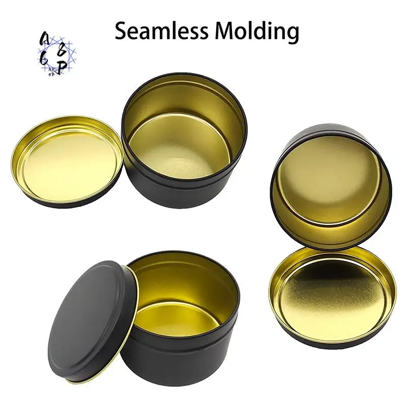

A68P-Candle Tins, 24 Piece, 4 Oz Metal Candle Containers For Making Candles, Arts & Crafts, Dry Storage,Black