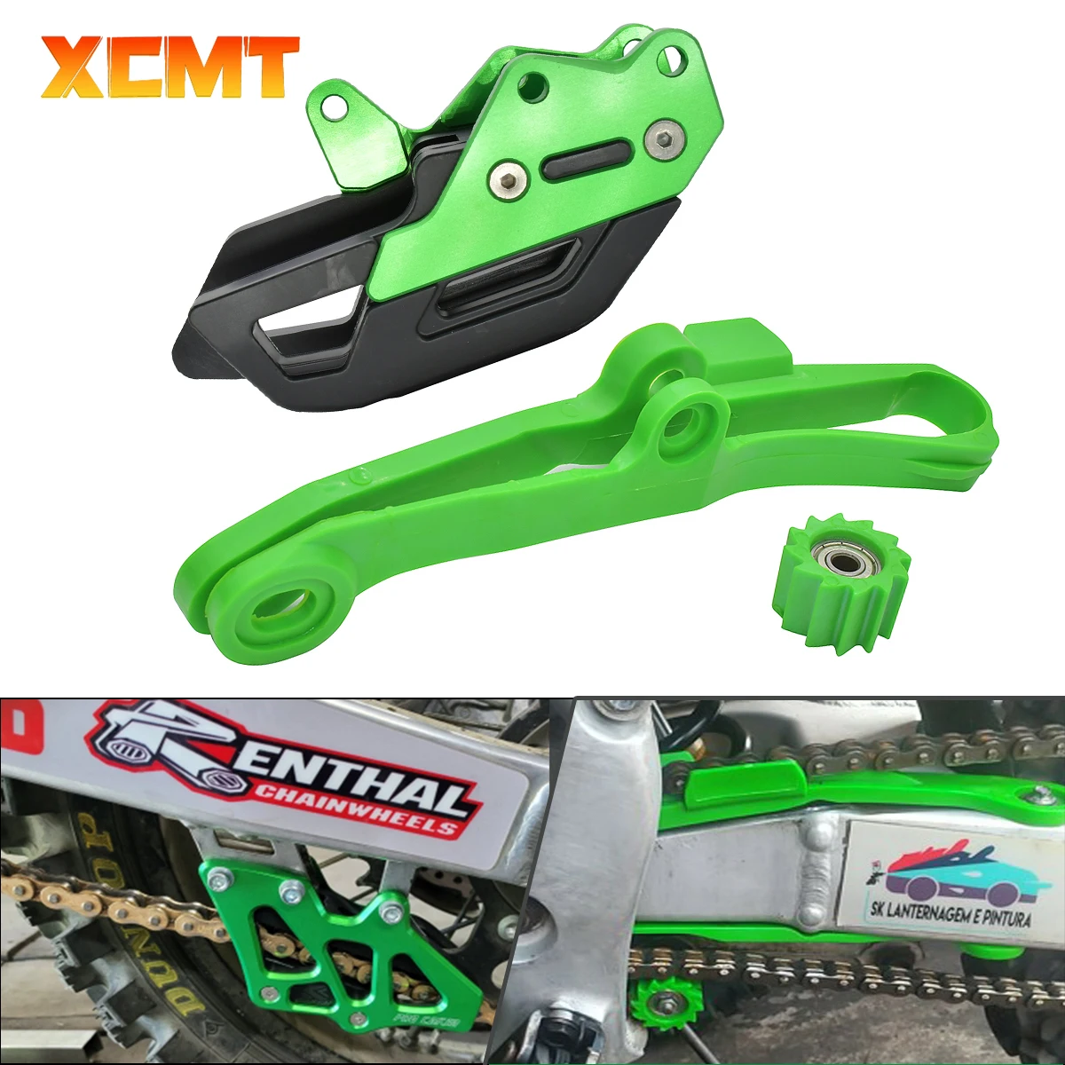 

ChainMotorcycle SwingarmGuideSlider Roller Guard For Kawasaki KX250F KX450F250F 450F KXF 250 450 KLX450 2009-2020 Motorcycle CNC