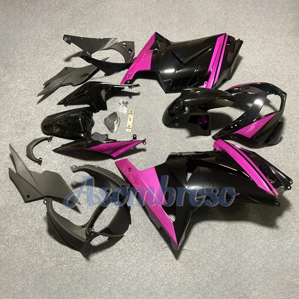 Fit for 2008 2009 2010 2012 NINJA250 Fairings kit EX250 08-12 Motorcycle Full Fairing purple black kit