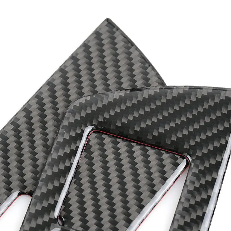 4pcs Carbon Fiber Accessories For Mazda CX-9 CX9 2016-2020 Car Interior Door Panel Window Control Panel Frame Trim Sticker Cover