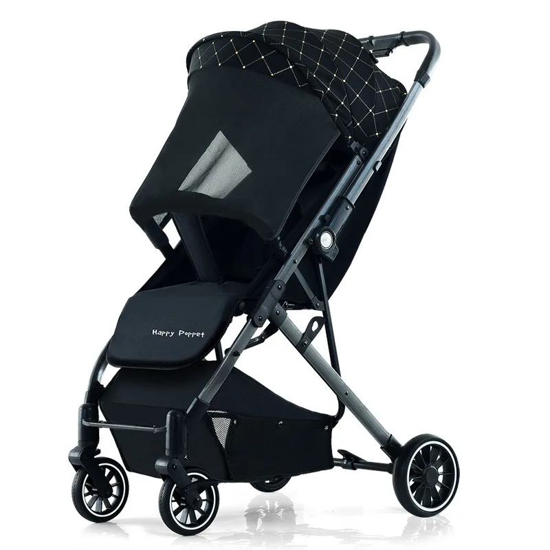 

Children's cart high landscape baby stroller can sit and lie lightly foldable baby stroller baby walking artifact pocket car