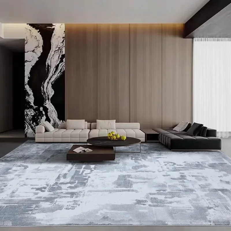 LTT living room modern simple coffee table mat Italian bedroom bed blanket dirt-resistant waterproof floor mat