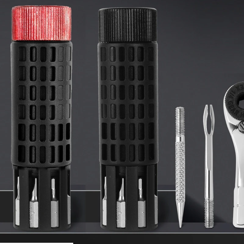 

Портативный набор инструментов для обслуживания велосипедов, сплавы стали, инструмент для ремонта велосипеда, трещоточный ключ,