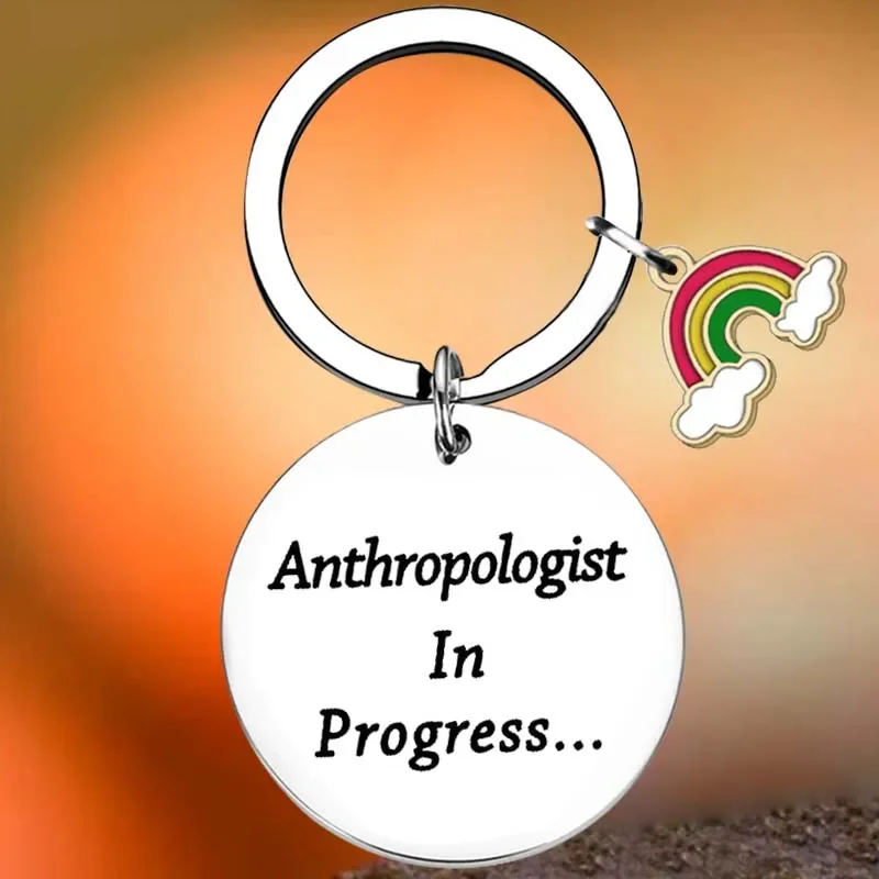 

Hot Future Anthropologist Gift Key Chain Ring Anthropology Student Gift keychains pendant Anthropologist in Progress Gift