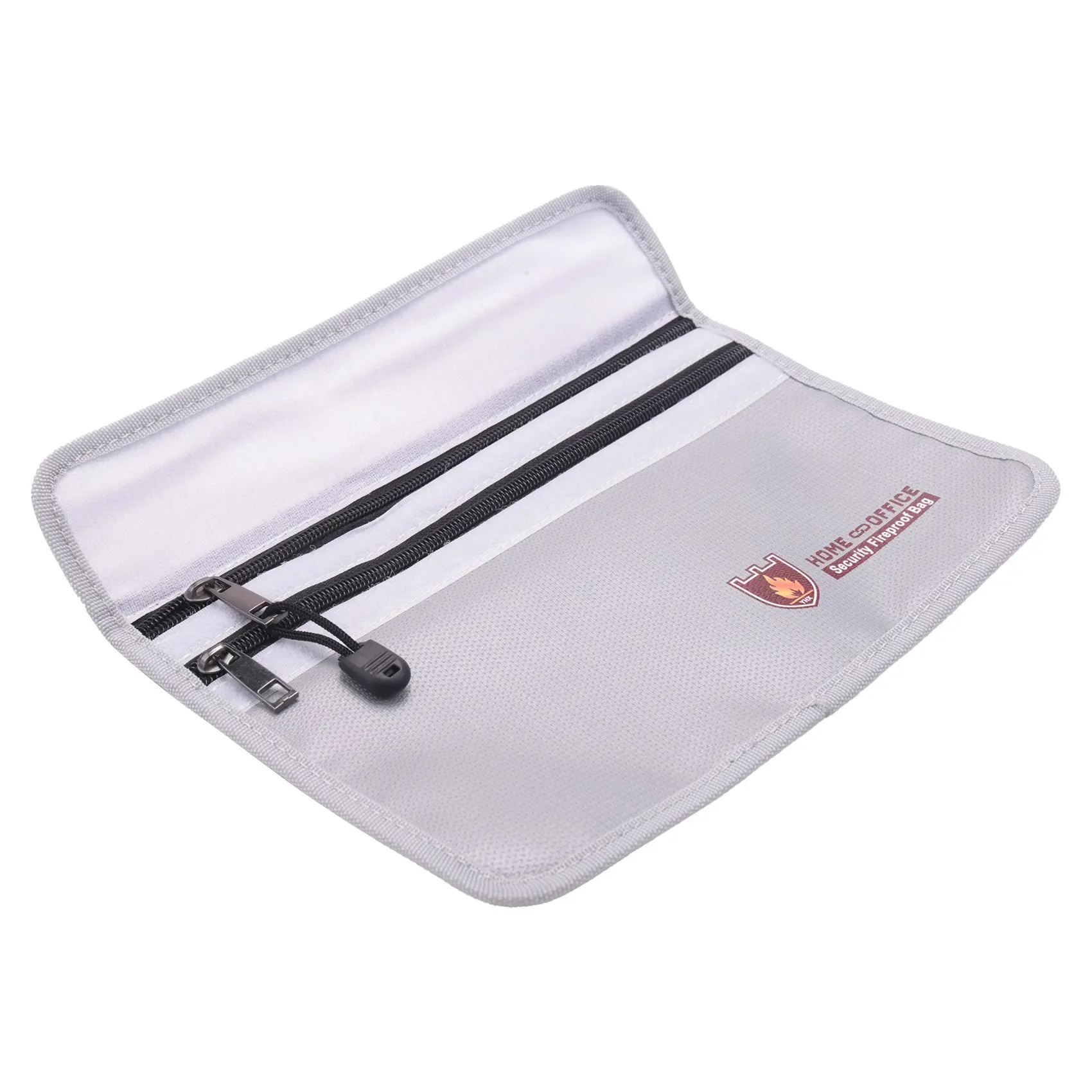 Fireproof Document Bag, Waterproof and Fireproof Money Bag Zipper, Fireproof Storage Safe Pouch for Passport Ect