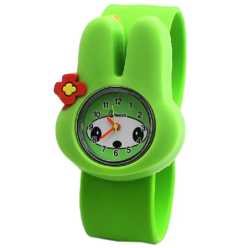 Neue Kinder Uhren Tier Niedlichen Häschen Muster Mädchen Student Geburtstag Geschenk Silikon Uhr Cartoon Kinder Uhr Schöne Pat Tisch